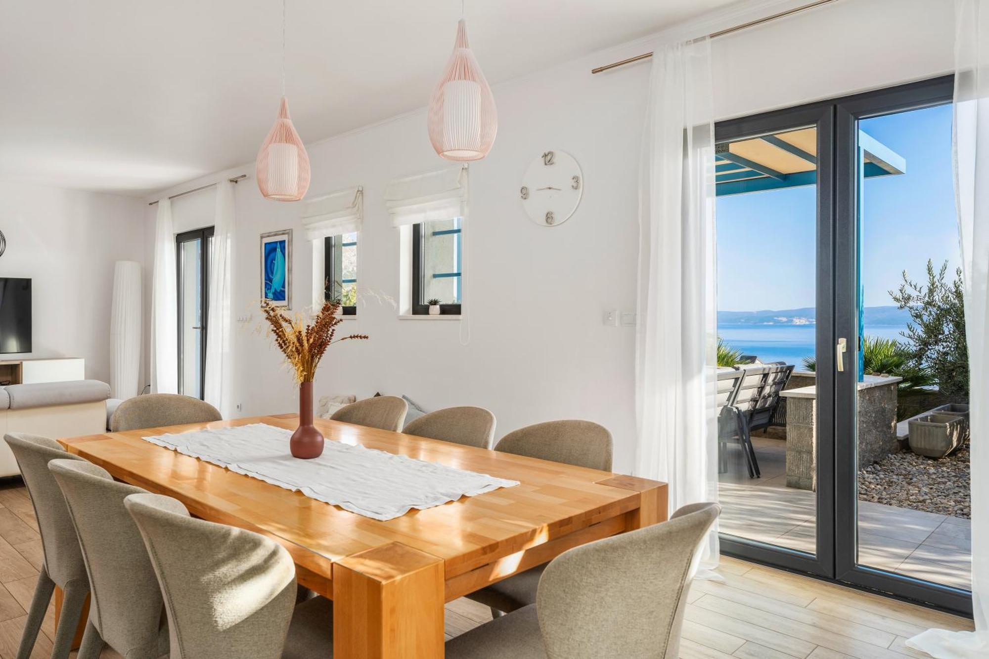 Villa Allegra With 32Msq Heated Pool, 300M Far From Sandy Beaches, Open Sea View Omiš Εξωτερικό φωτογραφία